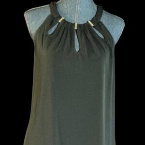 NYC - 7TH AVE - BLACK TOP / GOLD ACCENTS - STRETCHY